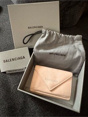 Balenciaga Blush Pink Wallet